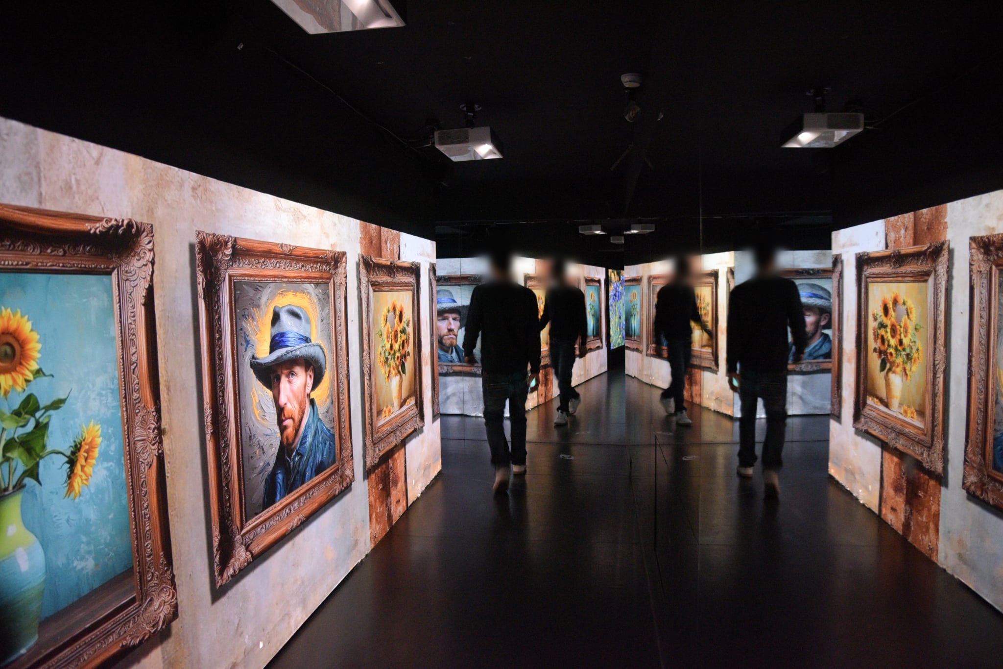 პრობაციის ეროვნული სააგენტოს ბენეფიციარების ვიზიტი ილუზიების მუზეუმში.