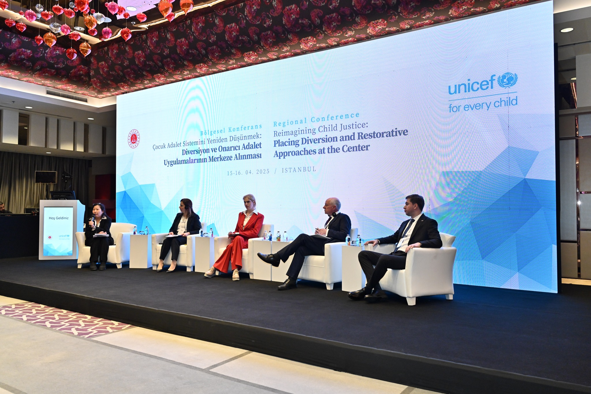 არასრულწლოვანთა განრიდებისა და აღდგენითი მართლმსაჯულების საკითხებზე ორგანიზებული კონფერენცია ქალაქ სტამბოლში.